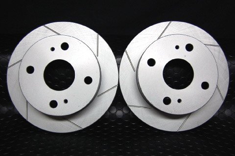 AE86用6スリット入りブレーキローター リアセット /AE86 brake rotor with 6 slit rear set/(2 ea/set)